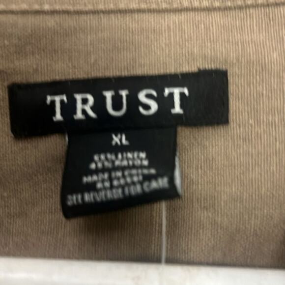 NWT TRUST LINEN BLEND MENS SHIRT SIZE XL - Picture 3 of 6